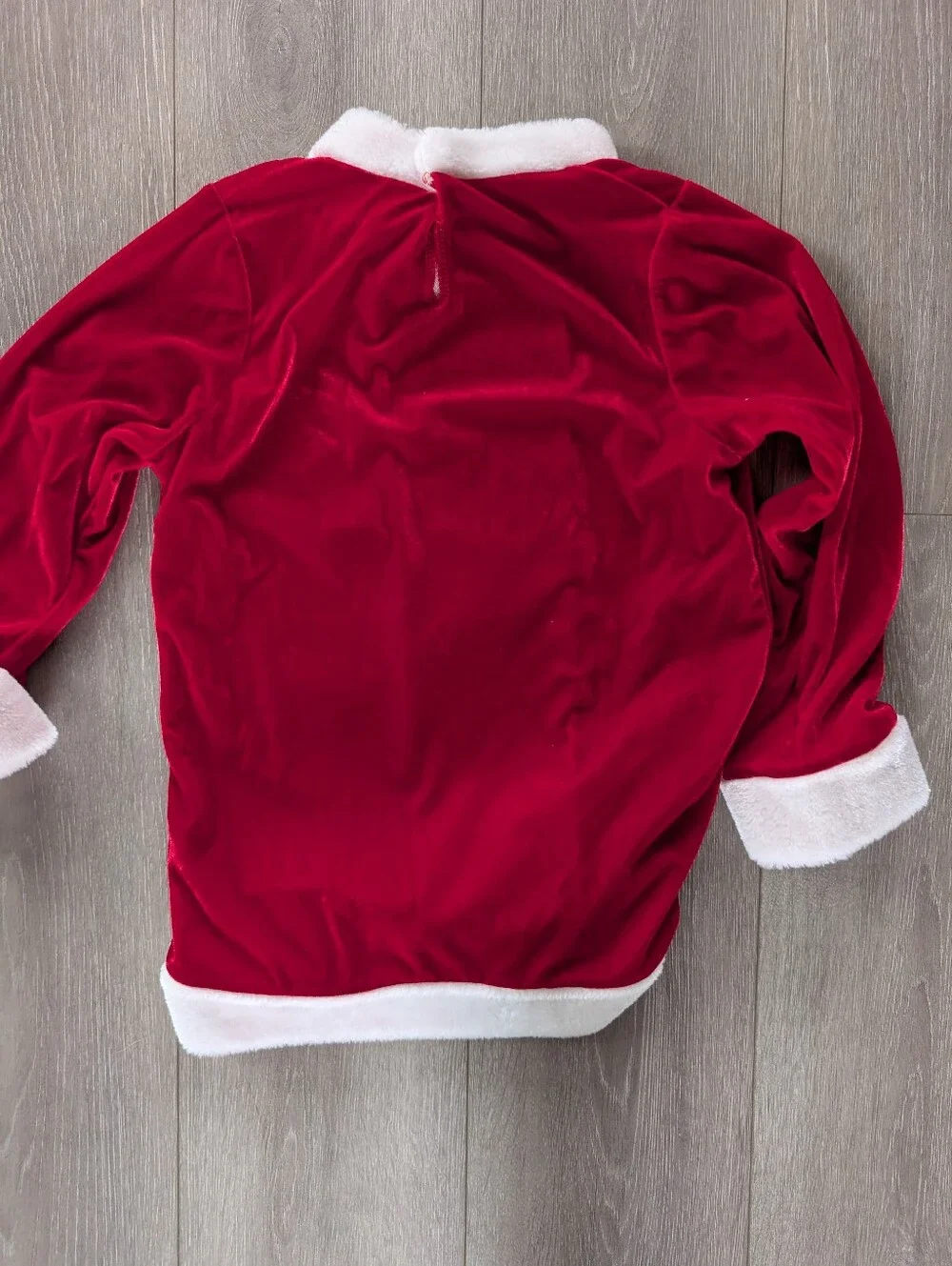 Kids Santa Costume - Red and White Size M